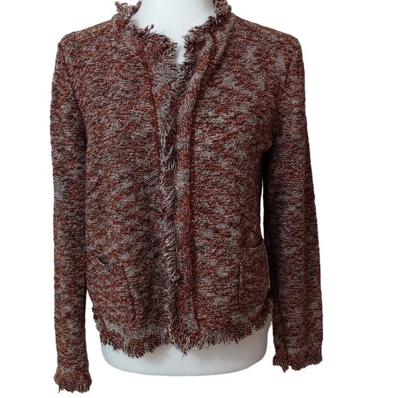 Preswick & Moore Fringed Cardigan - Picture 1 of 7